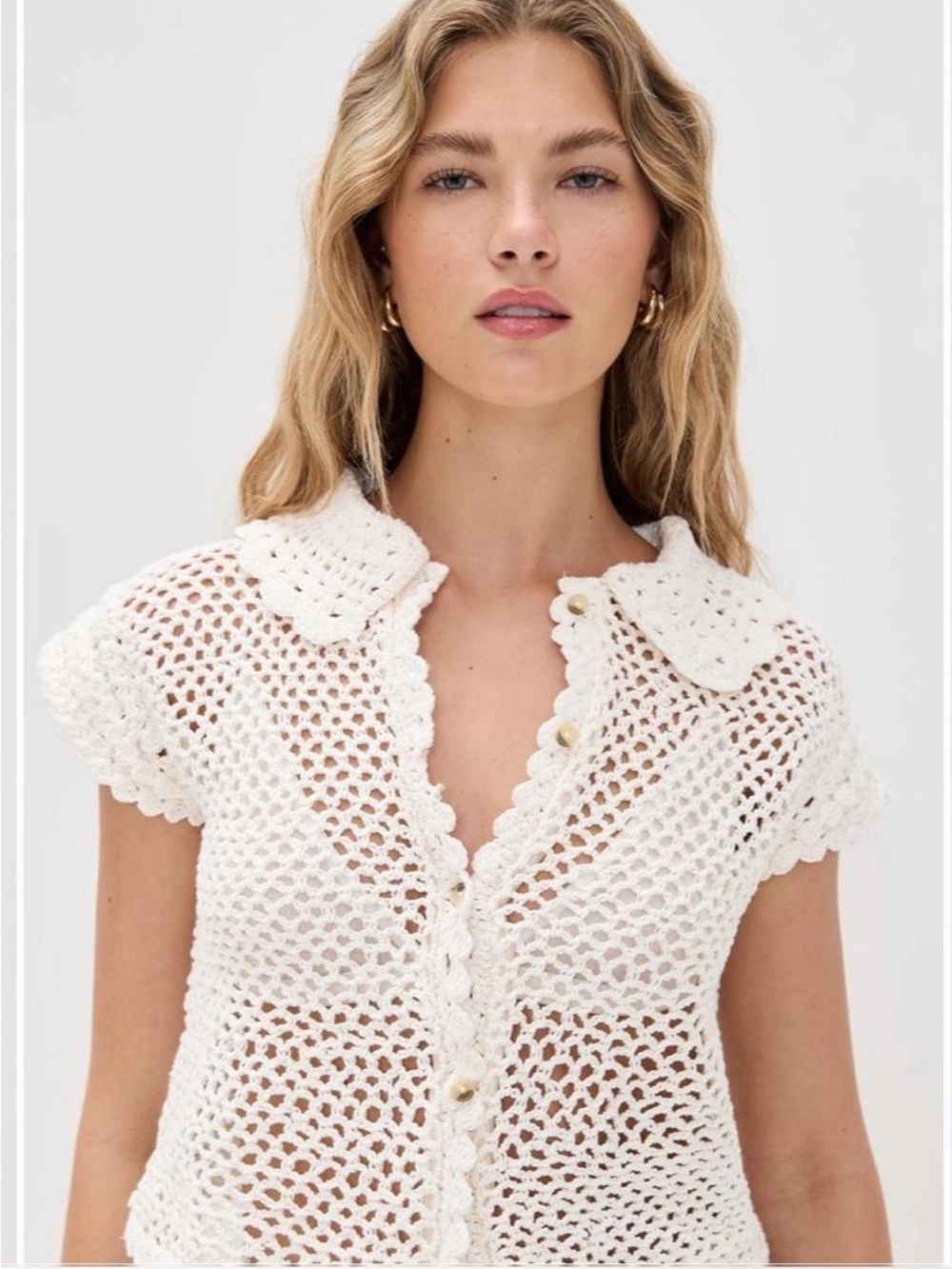 Free People Lily Crochet Top - Picture 2 of 4